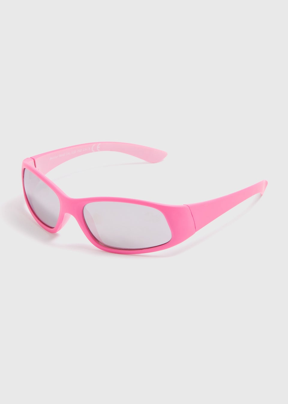 Girls Pink Sports Wrap Sunglasses