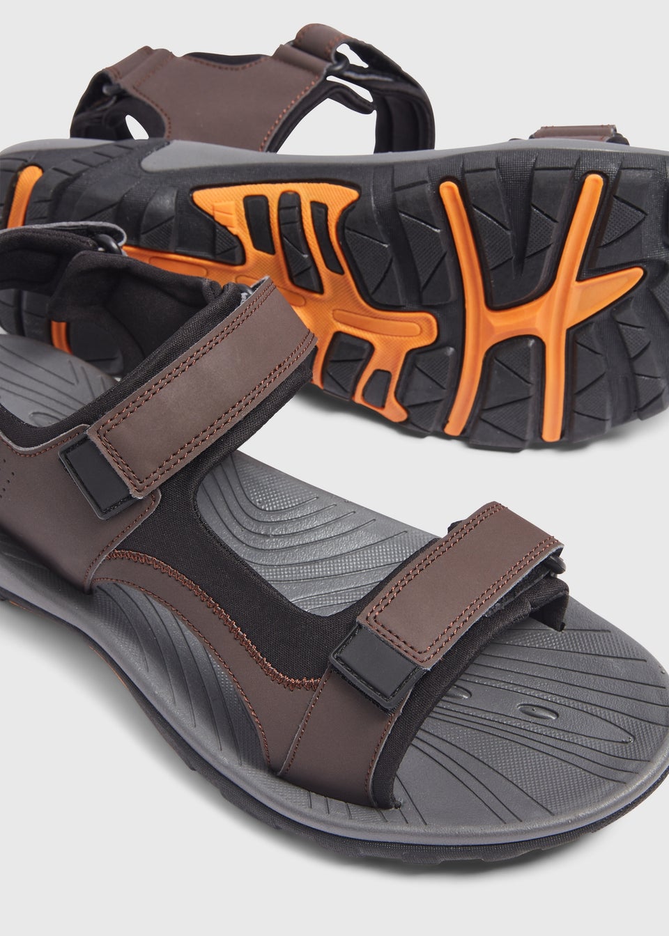 Chocolate Brown Sports Trekking Sandals