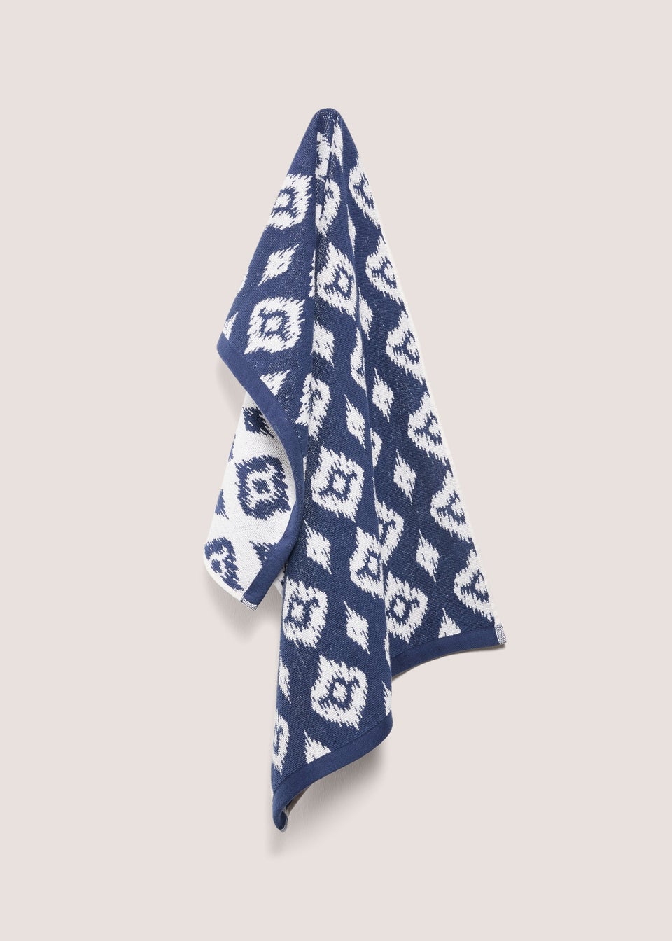 Blue Patterned Hand Towel (35x30x5cm)