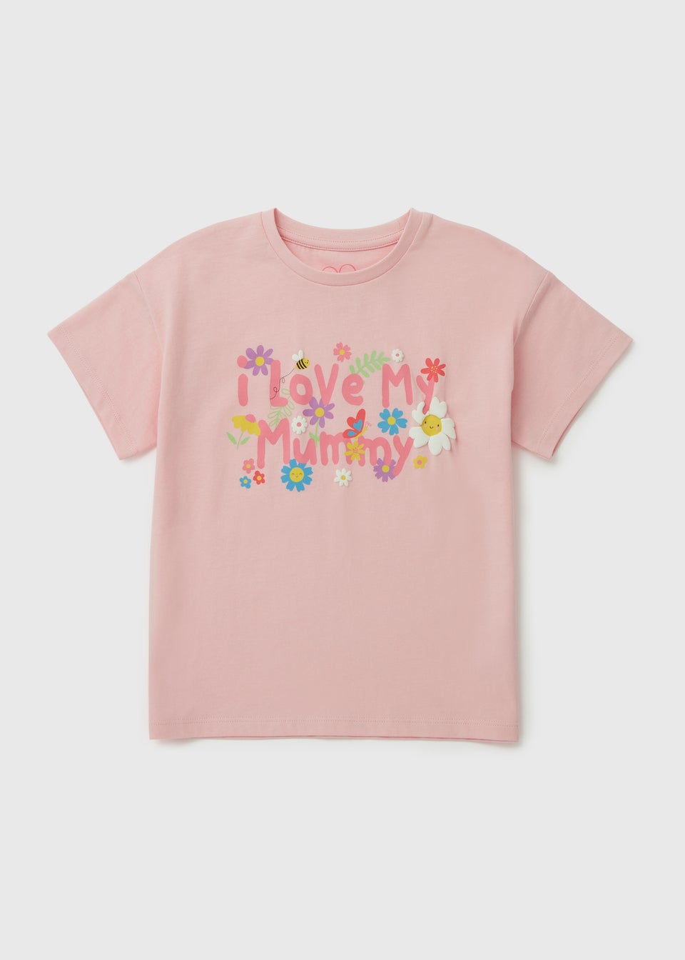 Girls Pink Mummy T-Shirt (1-7yrs)