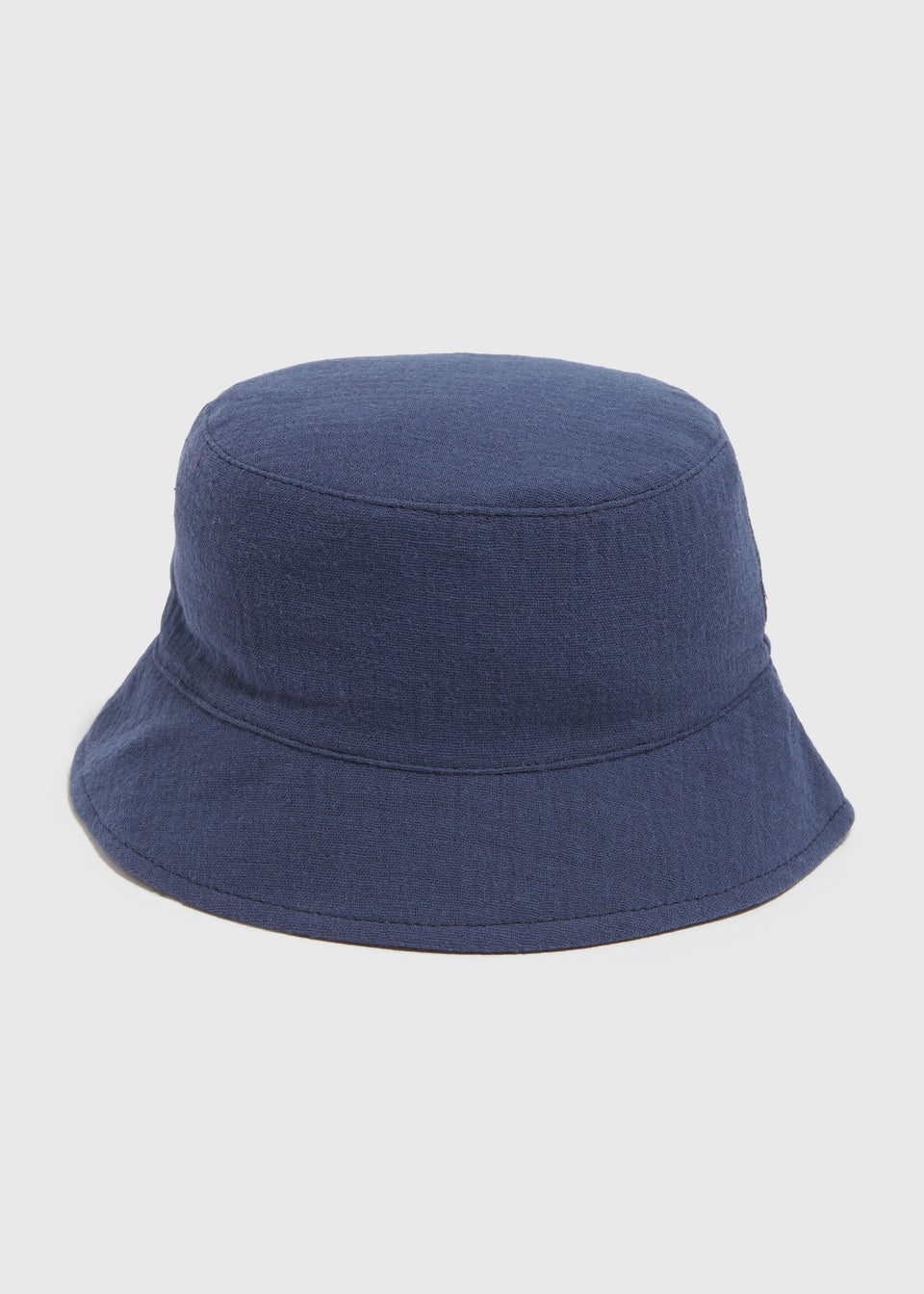 Baby Navy Crinkle Bucket Hat (Newborn-24mths)