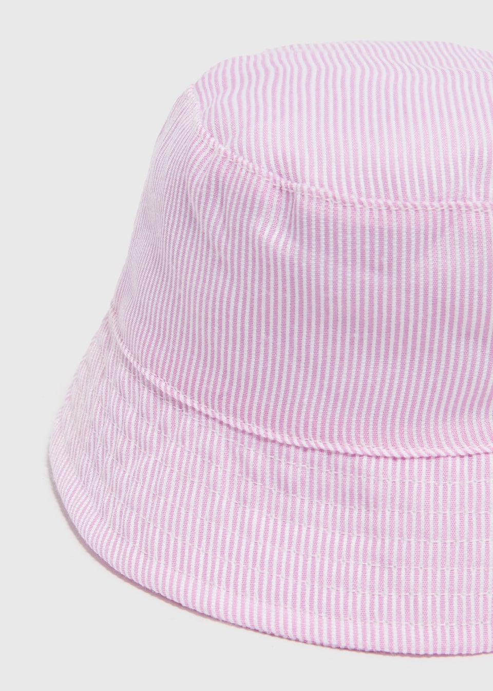 Baby Pink Stripe Bucket Hat (Newborn-24mths)
