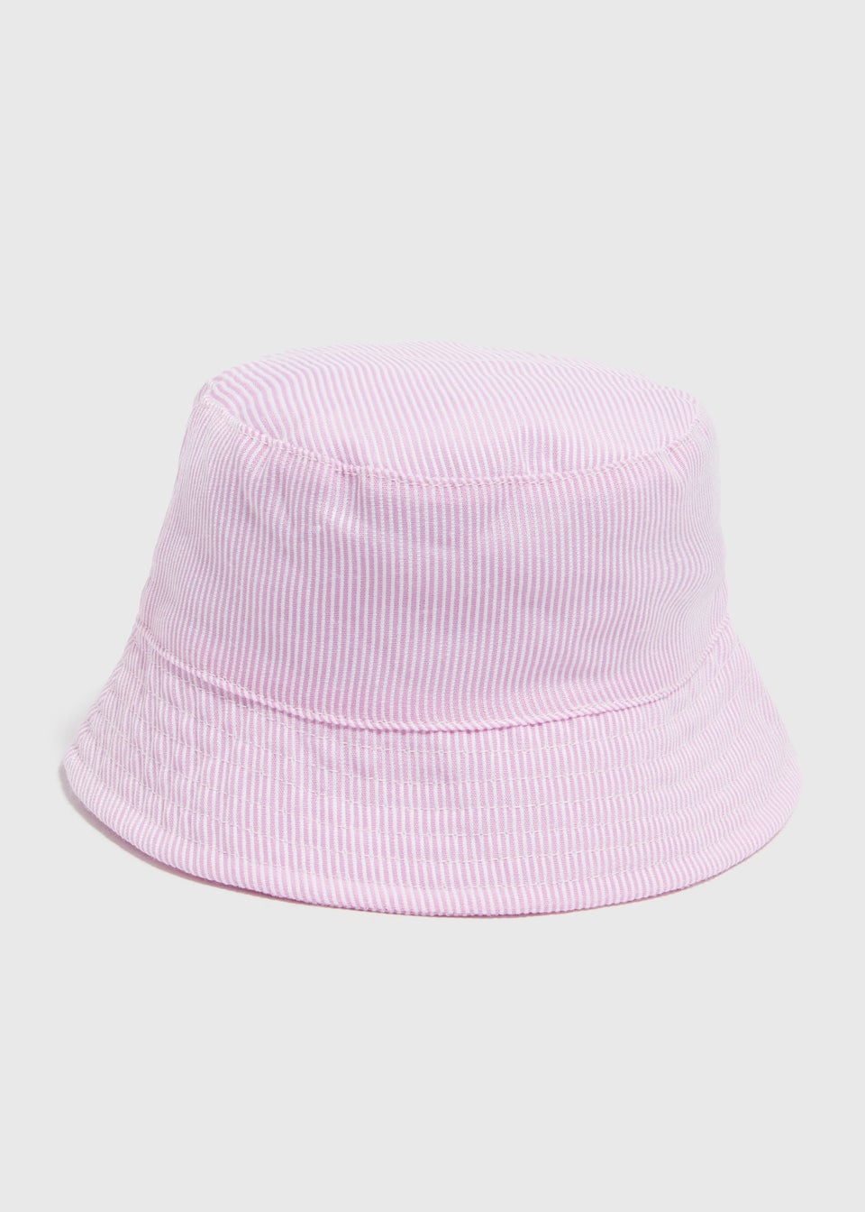 Baby Pink Stripe Bucket Hat (Newborn-24mths)