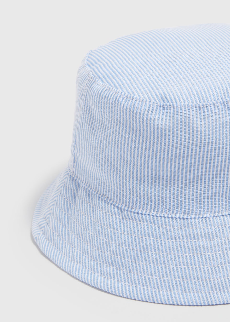 Baby Blue Stripe Bucket Hat (Newborn-24mths)
