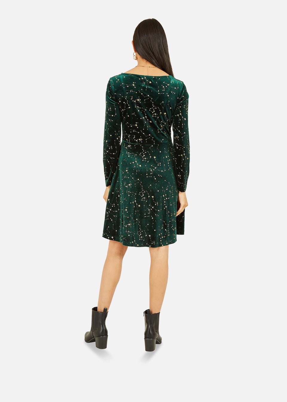 Rrr Lv All The Rage Skater Dress Windsor Green A Line Tulle Long Prom  Dresses, Green