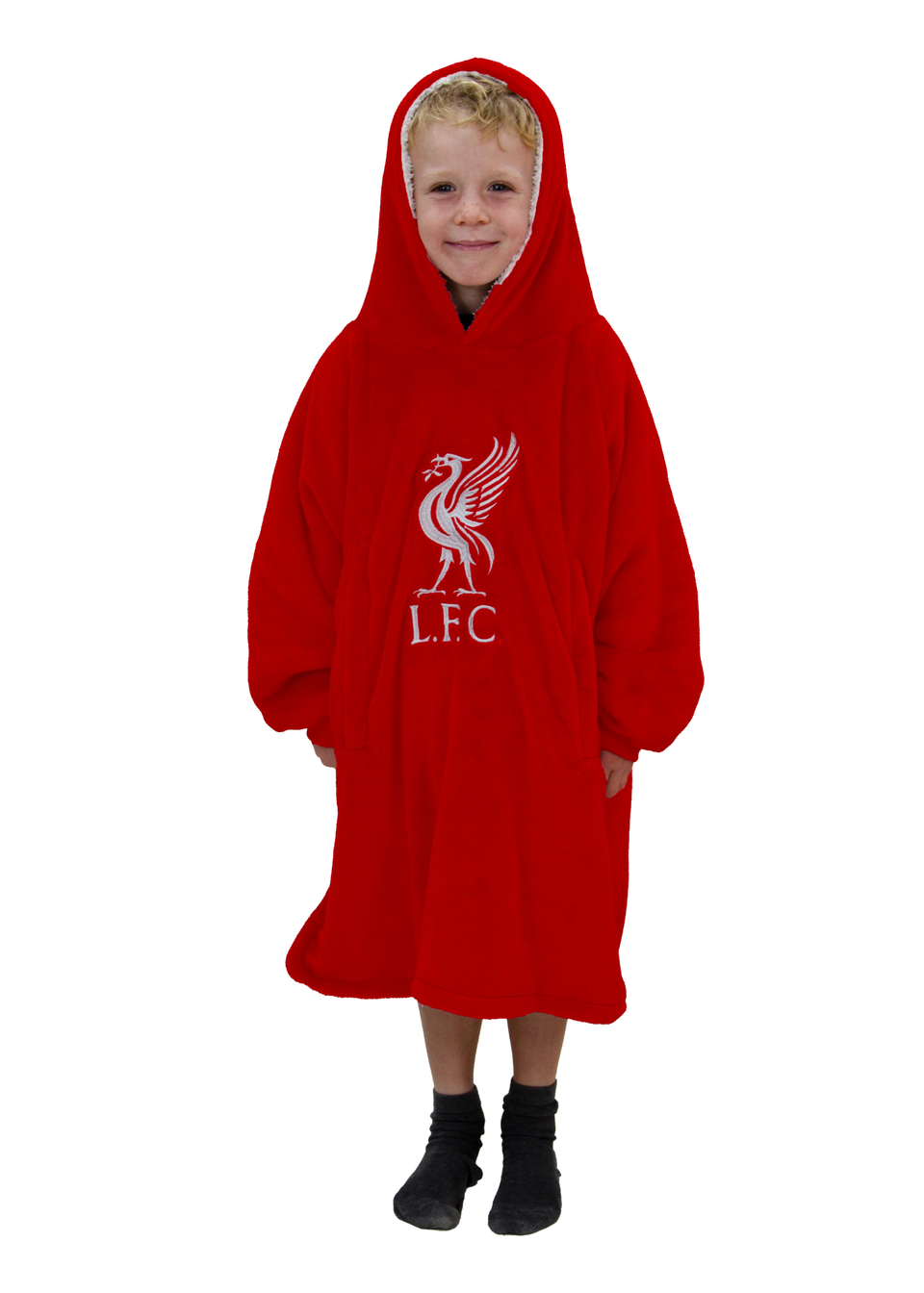 HUGZEE Liverpool FC Redout Wearable Hooded Throw