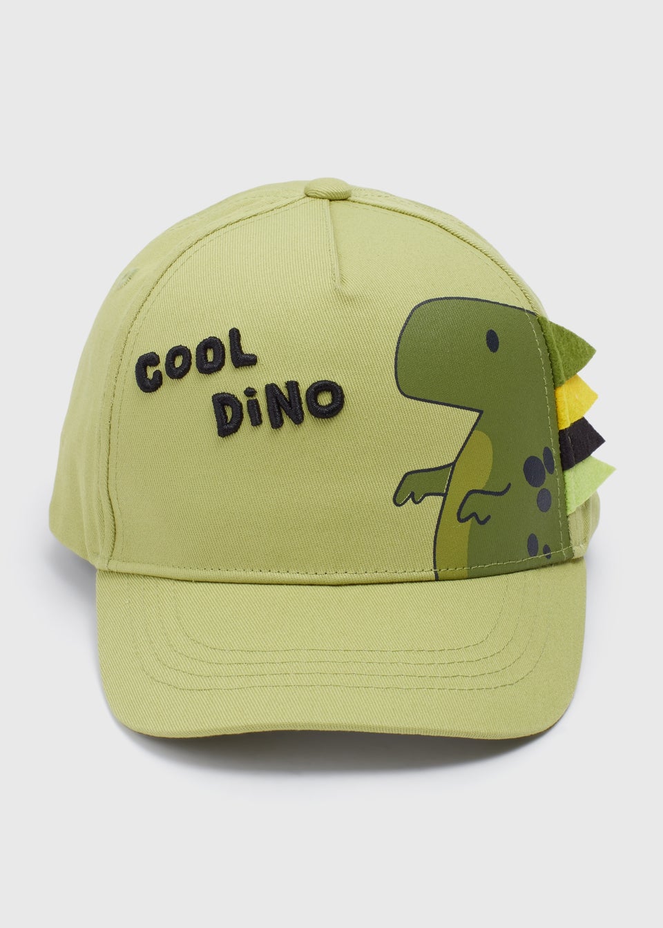 Boys Green 3D Dino Cap (3-6yrs)