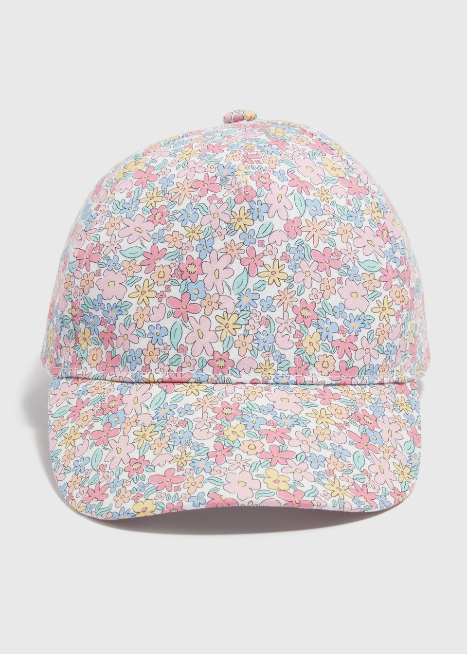 Girls Multicolour Floral Bow Cap (3-10yrs)