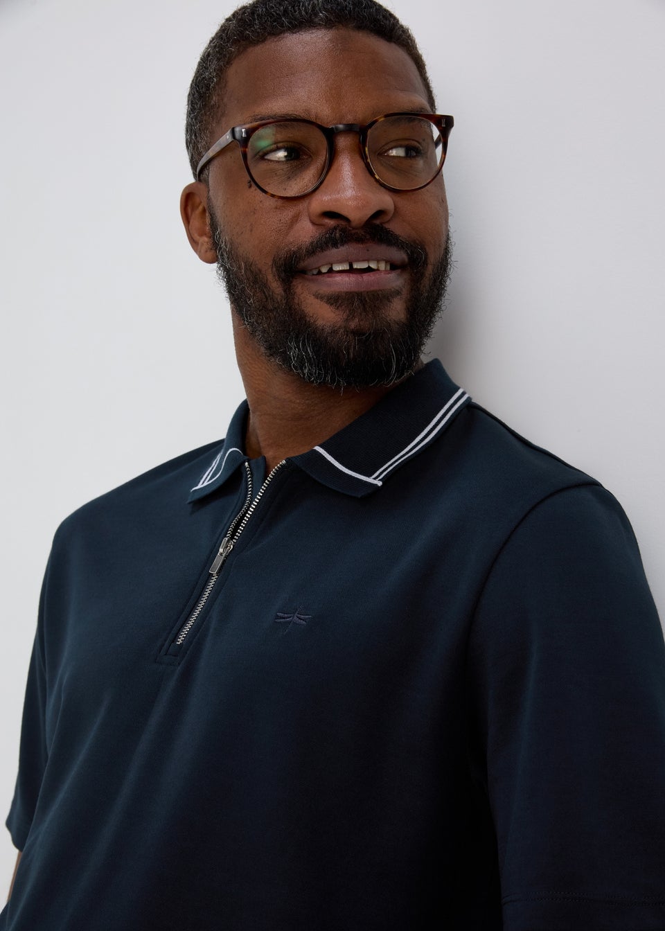 Navy Modal Polo