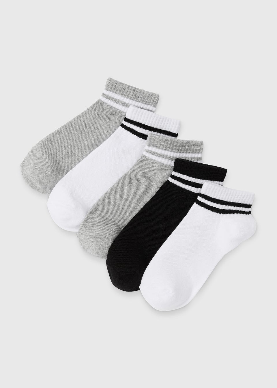5 Pack Stripe Sports Socks