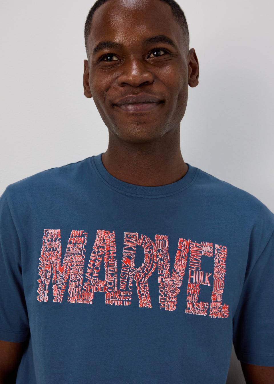 Marvel Blue Logo T-Shirt