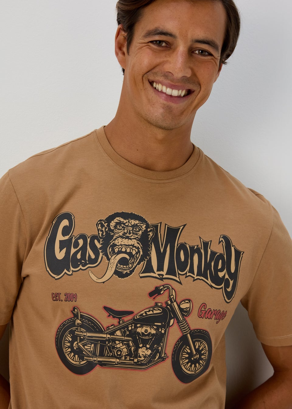 Mustard Gas Monkey Motor T-Shirt