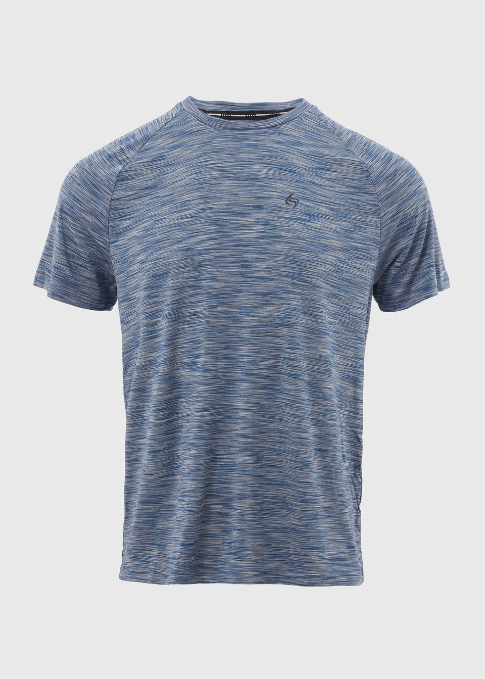 Souluxe Blue Mix Space Dye T-Shirt