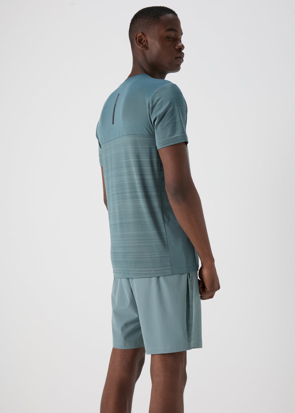 Souluxe Sage Space Dye Woven T-Shirt