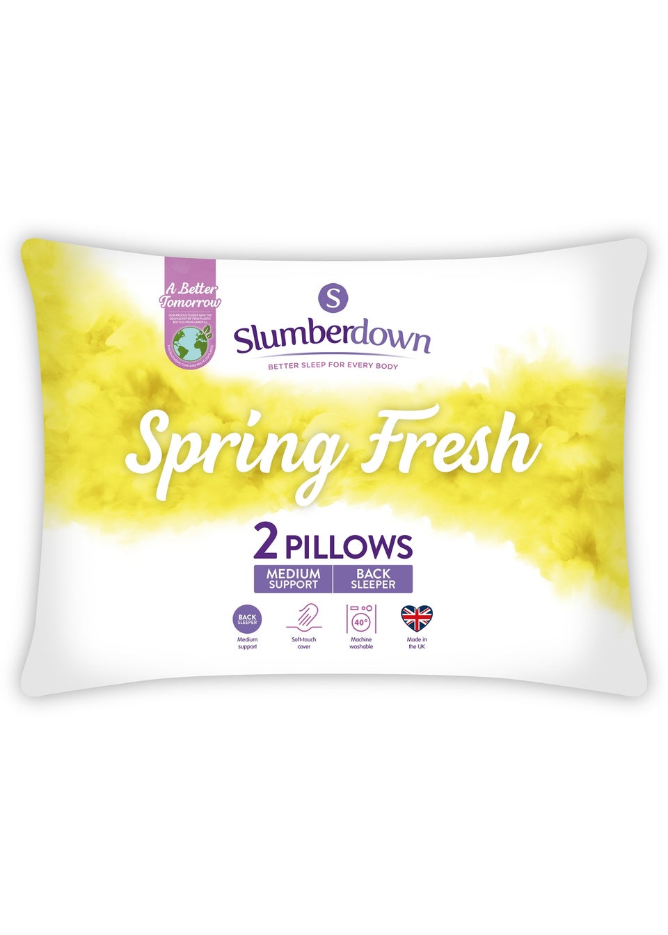 Slumberdown Spring Fresh Pillow Pair
