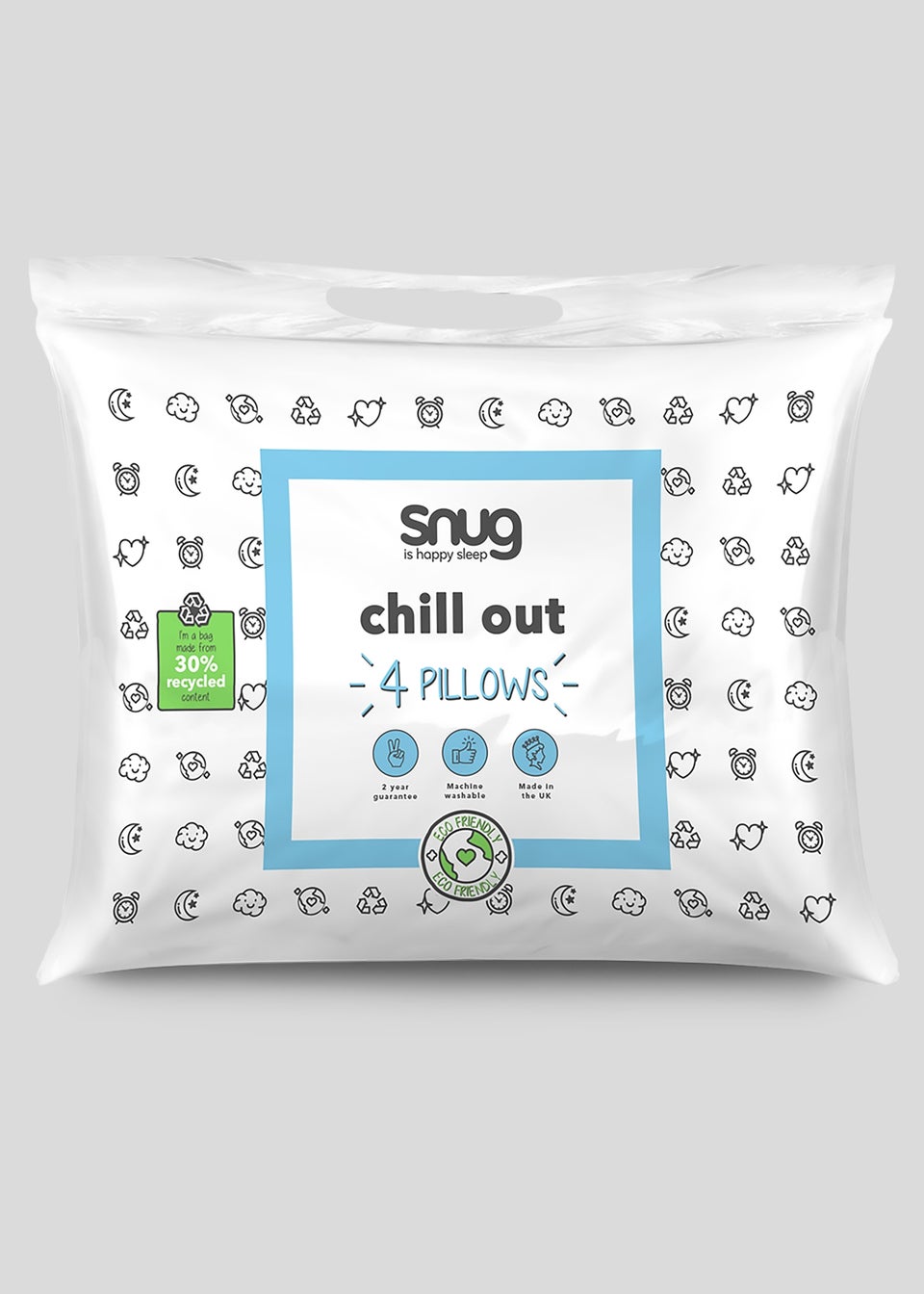 Snug 4 Pack Chill Out Pillow Set