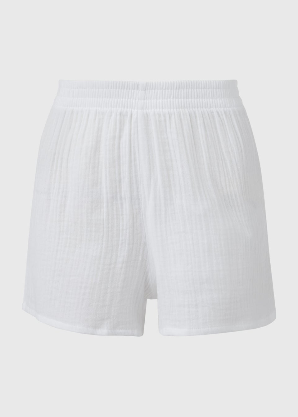 White Cloth Shorts