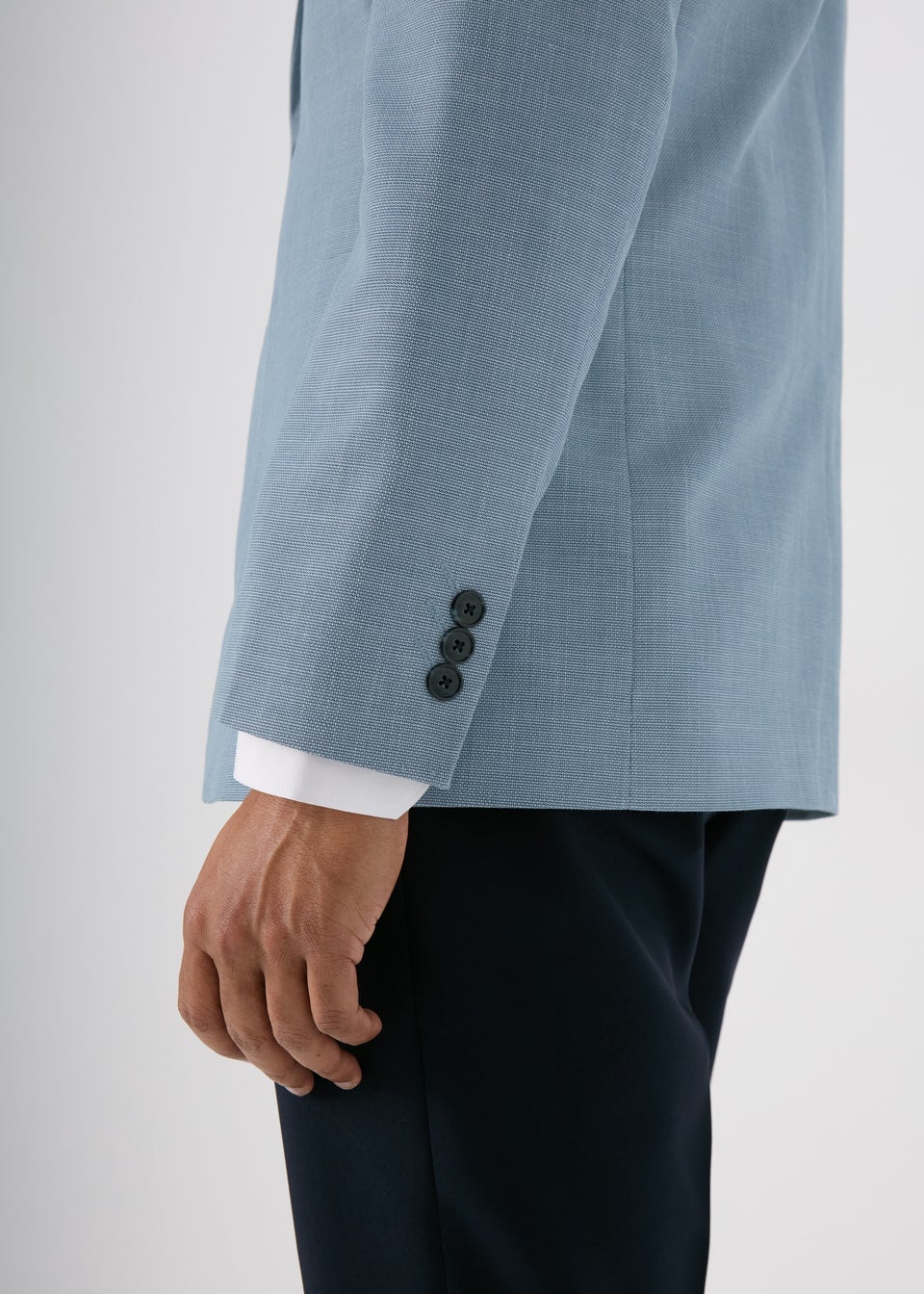 Taylor & Wright Blue Textured Blazer