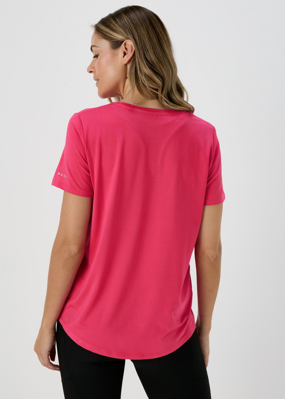 Souluxe Pink Longline Sports T-Shirt