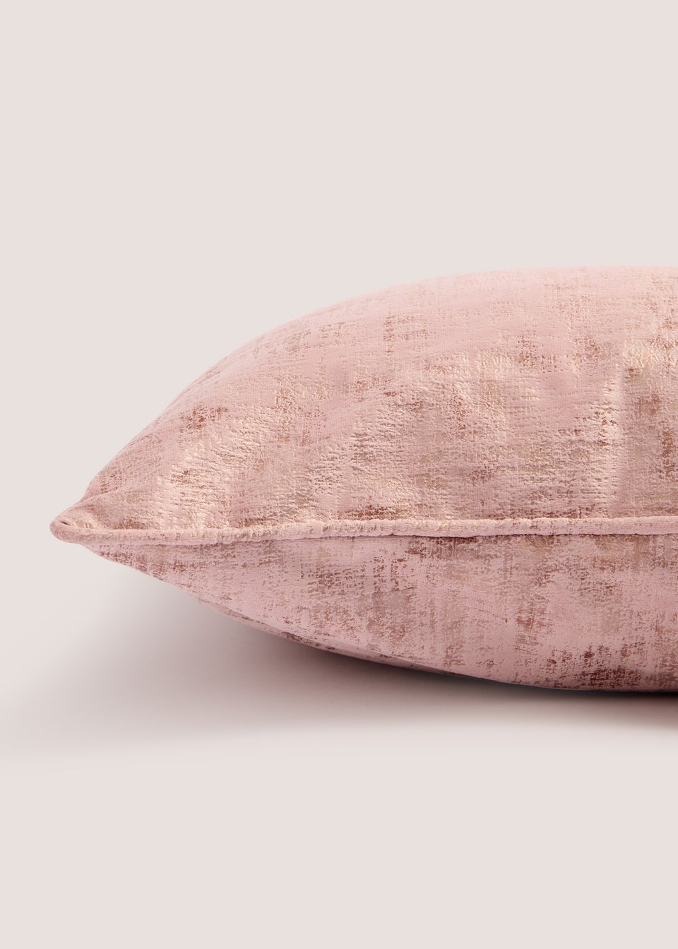 Pink Foiled Velvet Pillow (50cm x 50cm)