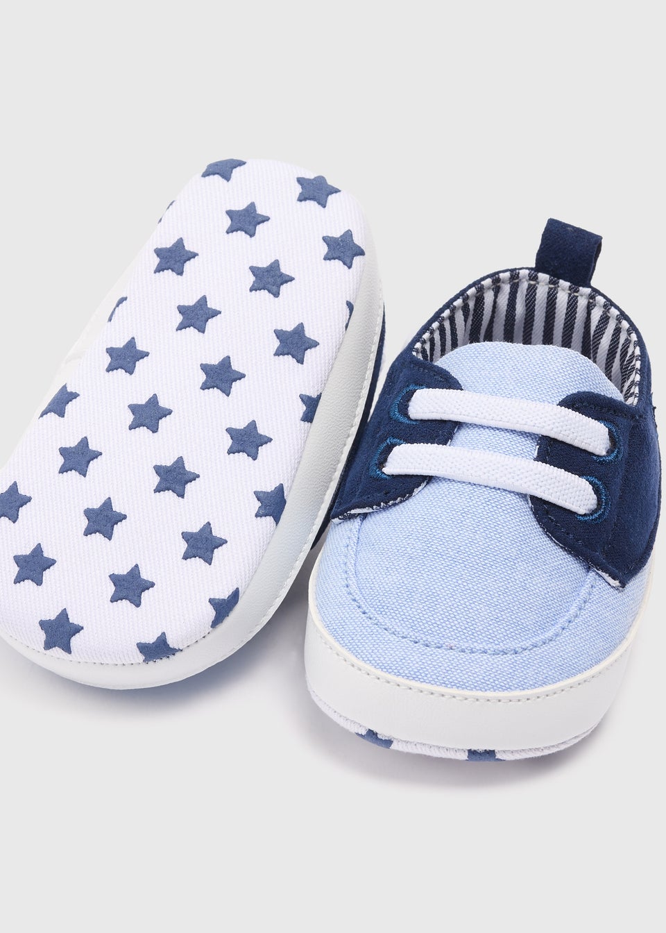 Baby Blue Boat Shoes (Newborn-18mths)