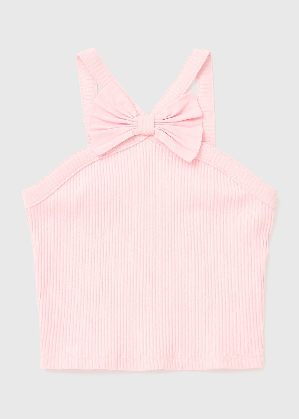 Girls Pink Bow Vest (7-13yrs)