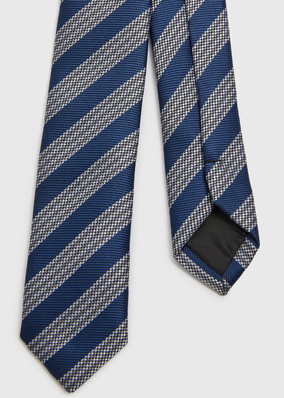 Boys Navy Stripe Tie (7-13yrs)