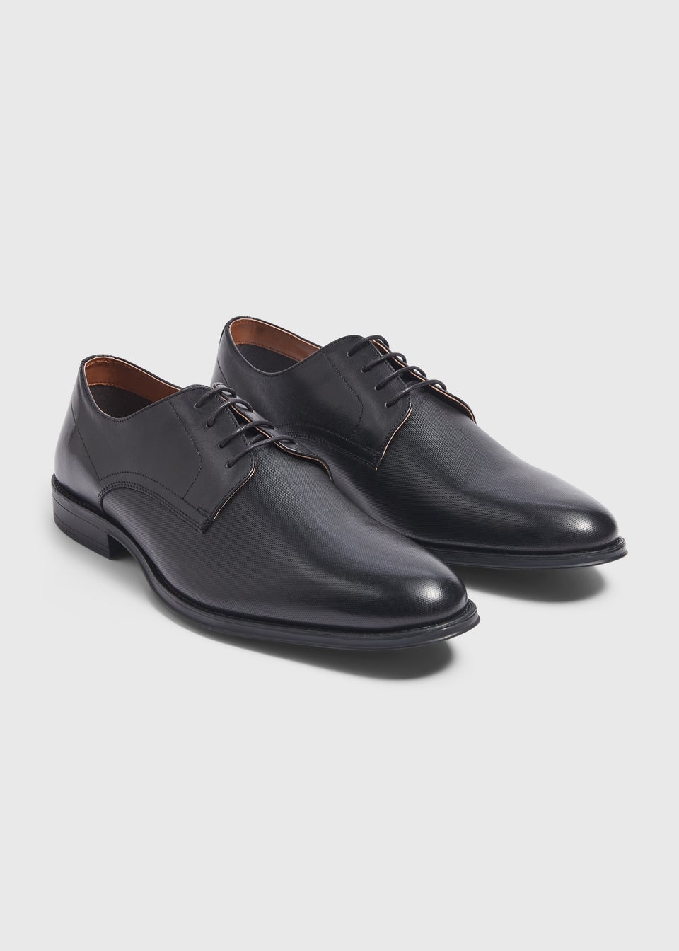 Taylor & Wright Black Leather Derby Shoes