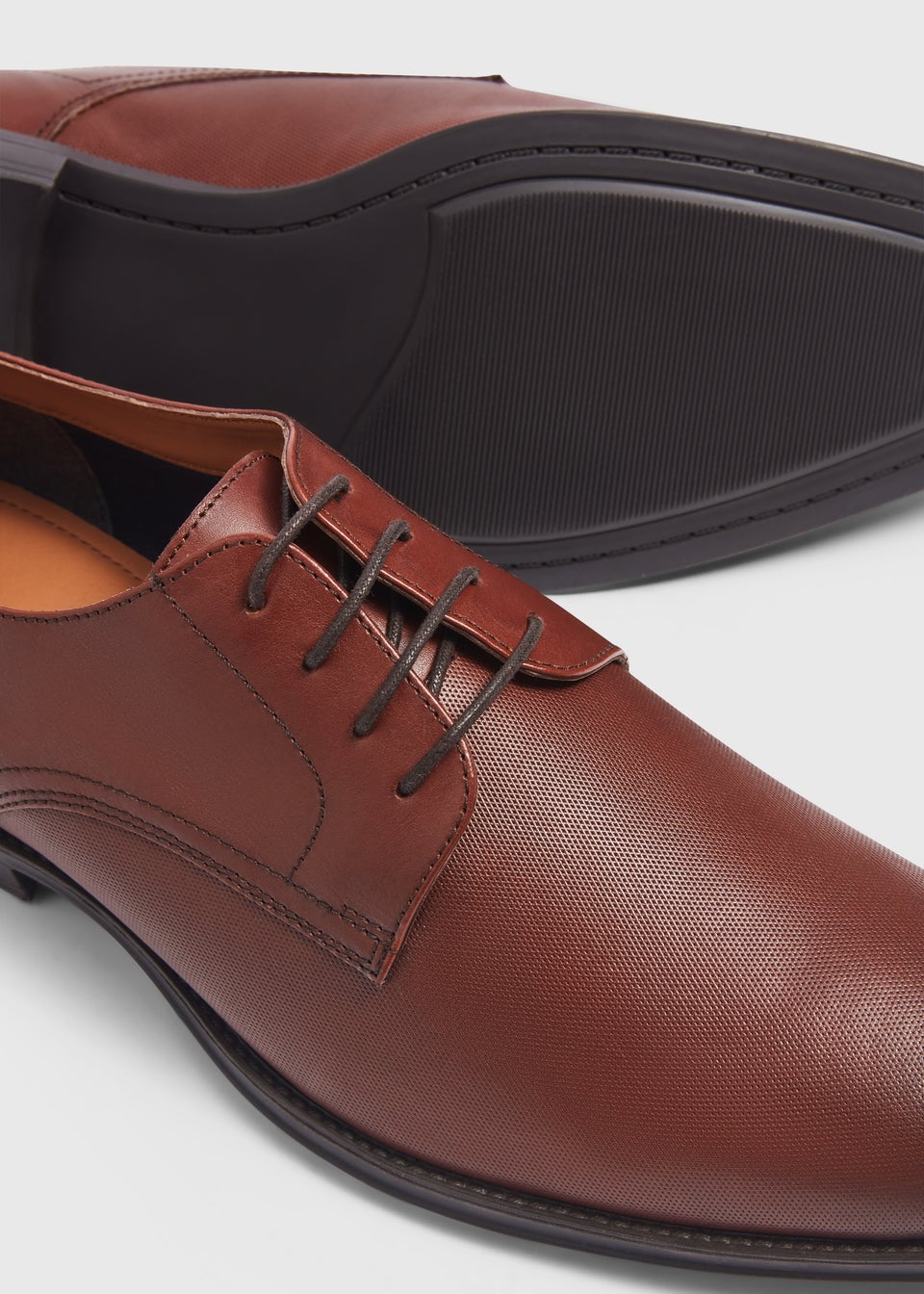 Taylor & Wright Brown Leather Derby Shoes