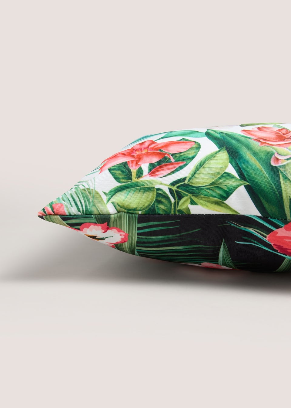 Outdoor Multicoloured Tropical Flower Print Cushion (43cm x 43cm)