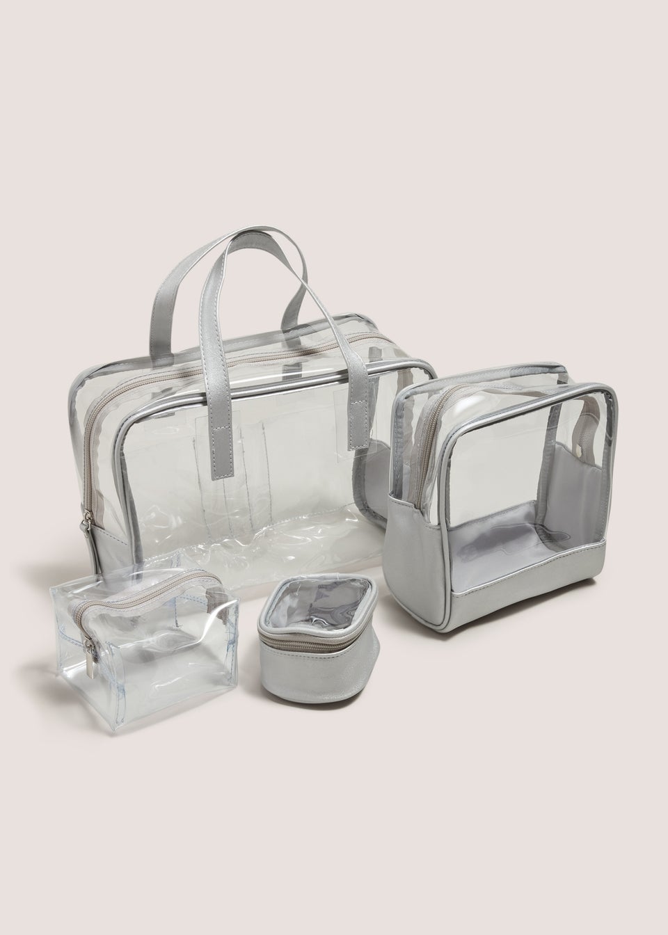 Silver Travel Bag