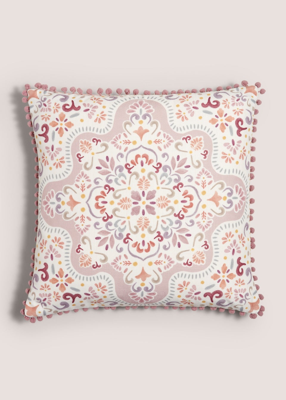Multicolour Artisan Mandala Cushion (43cm x 43cm)