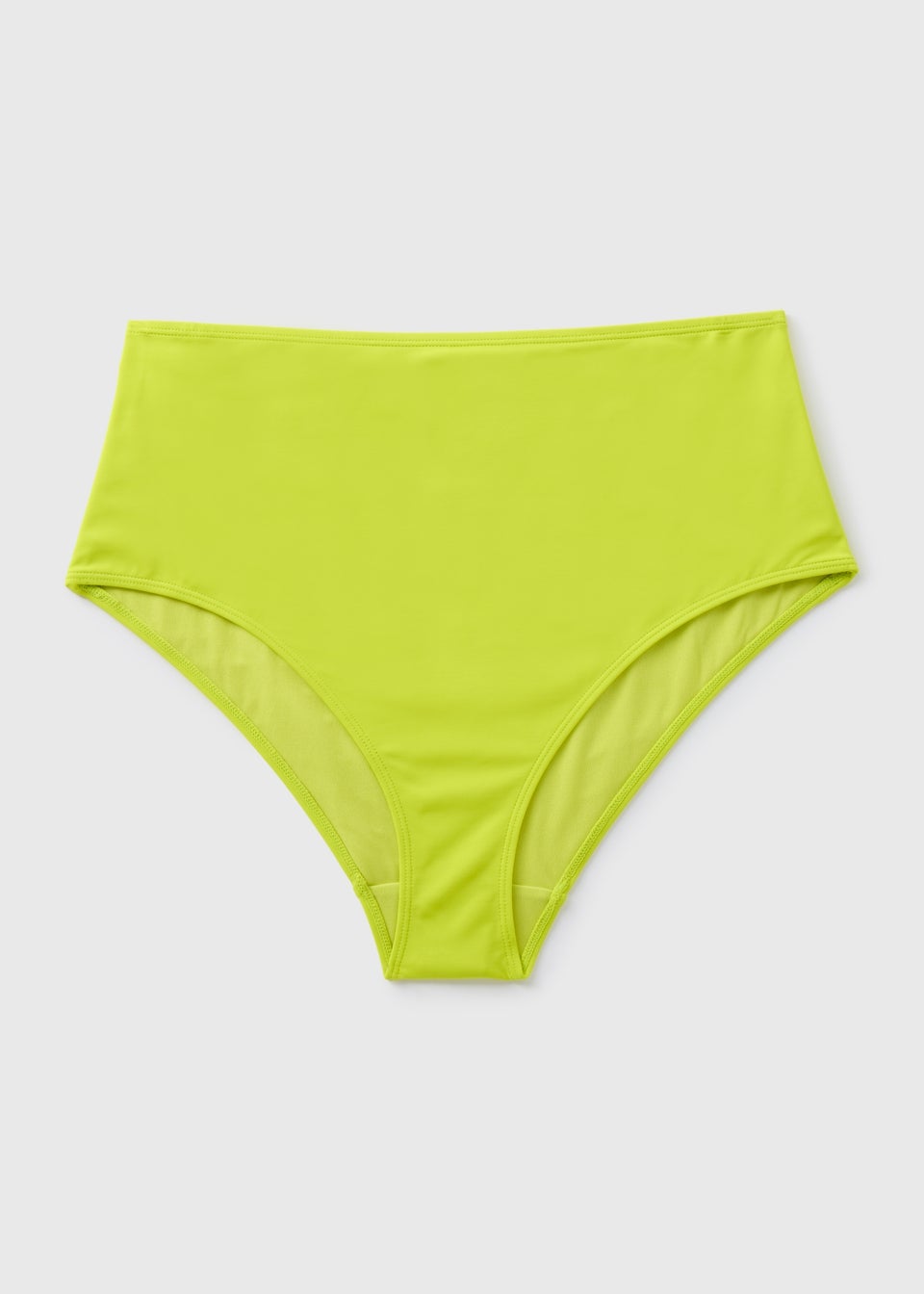 Lime High Waisted Shapewear Bikini Bottoms