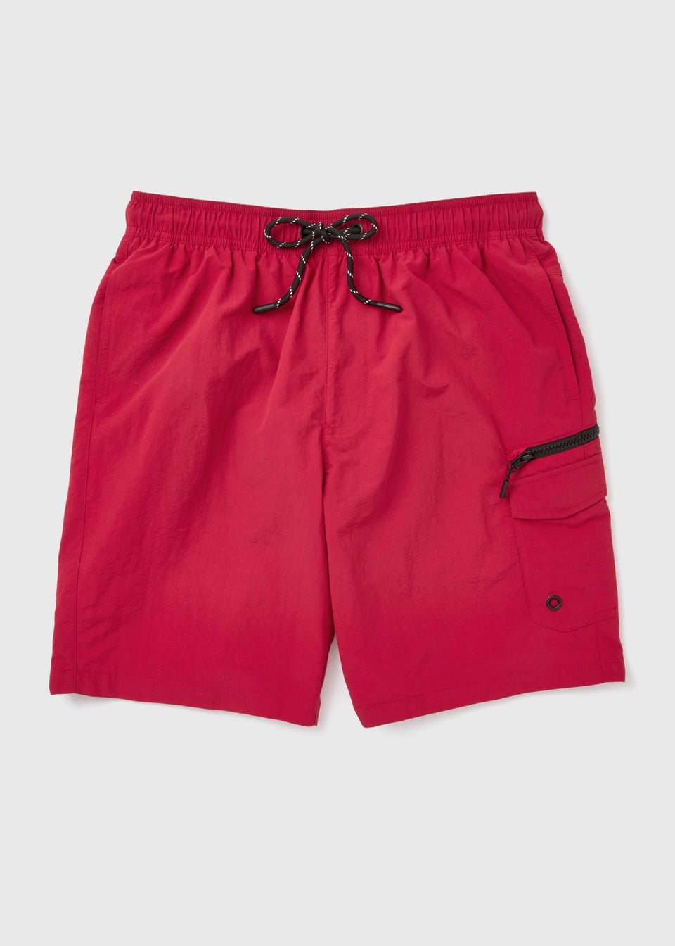 Red Cargo Swim Shorts