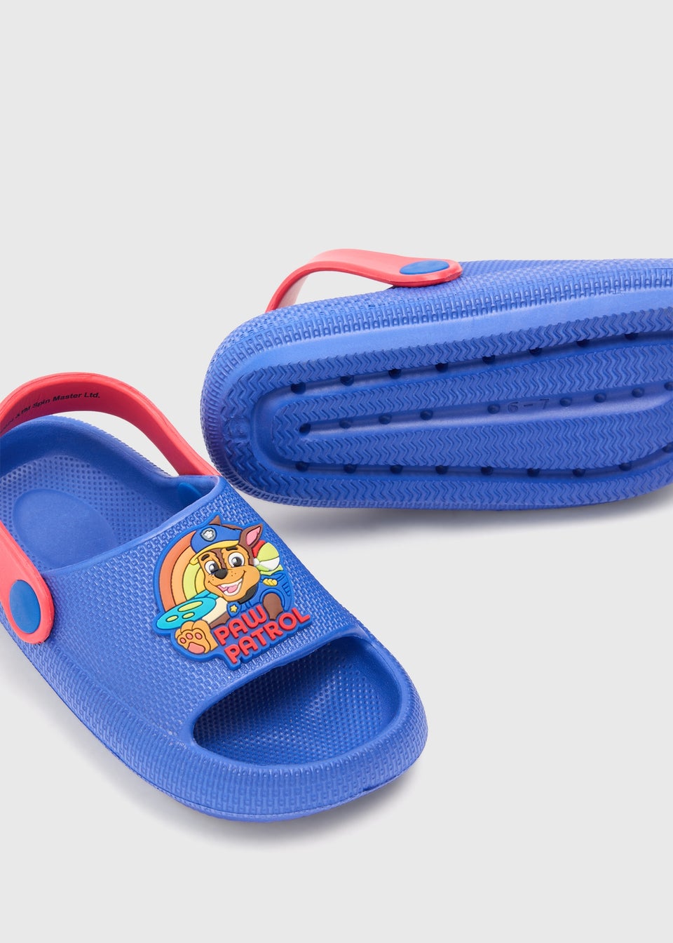 Paw Patrol Boys Blue Cloud Sliders (Younger 4-11)