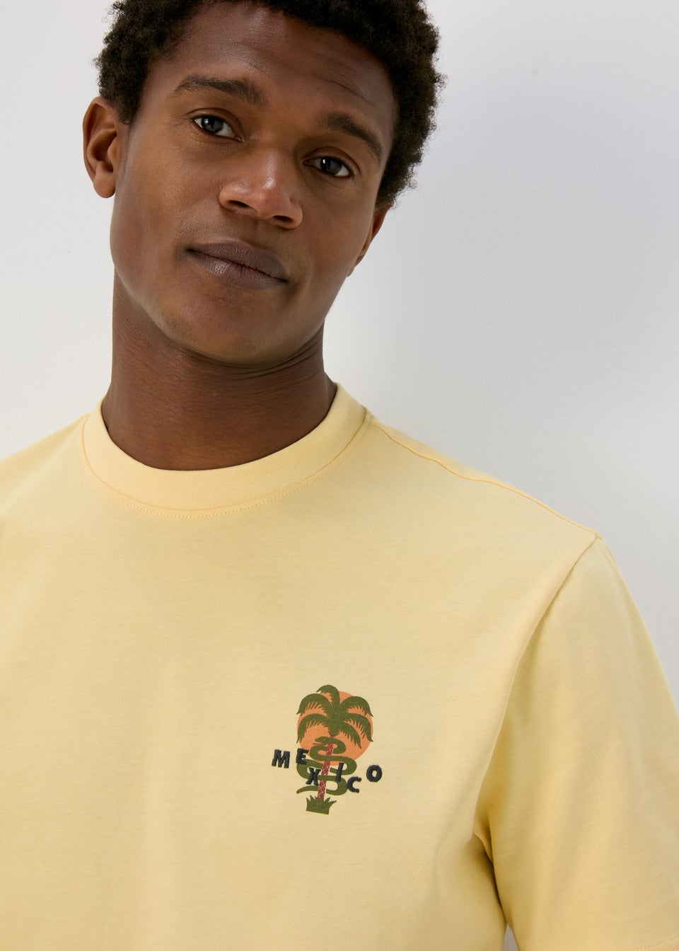 Yellow Mexico Snake Print T-Shirt