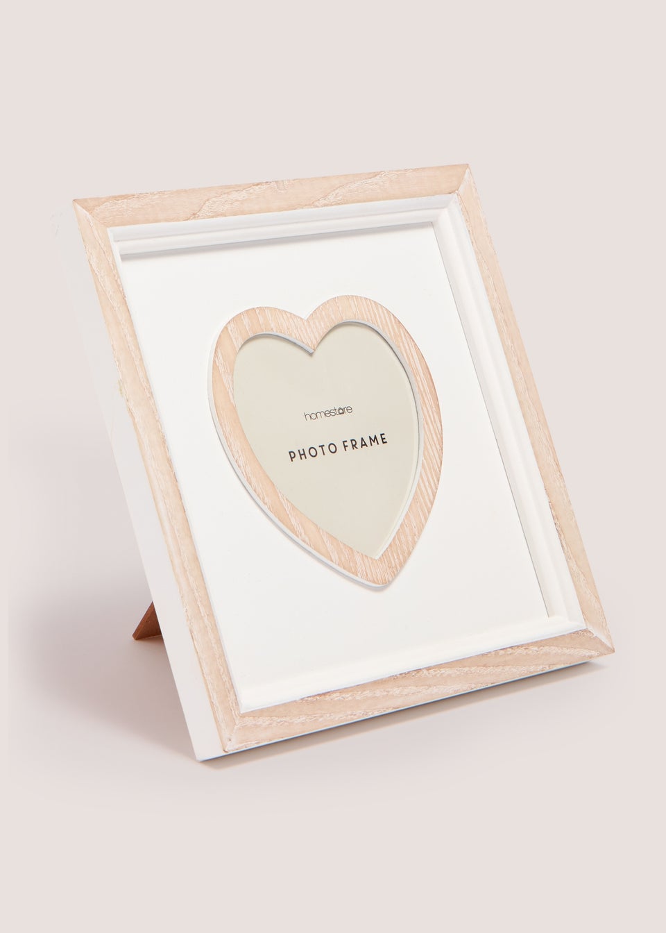 Beige & White Cottage Heart Photo Frame 
(16cm x 16cm 3cm)