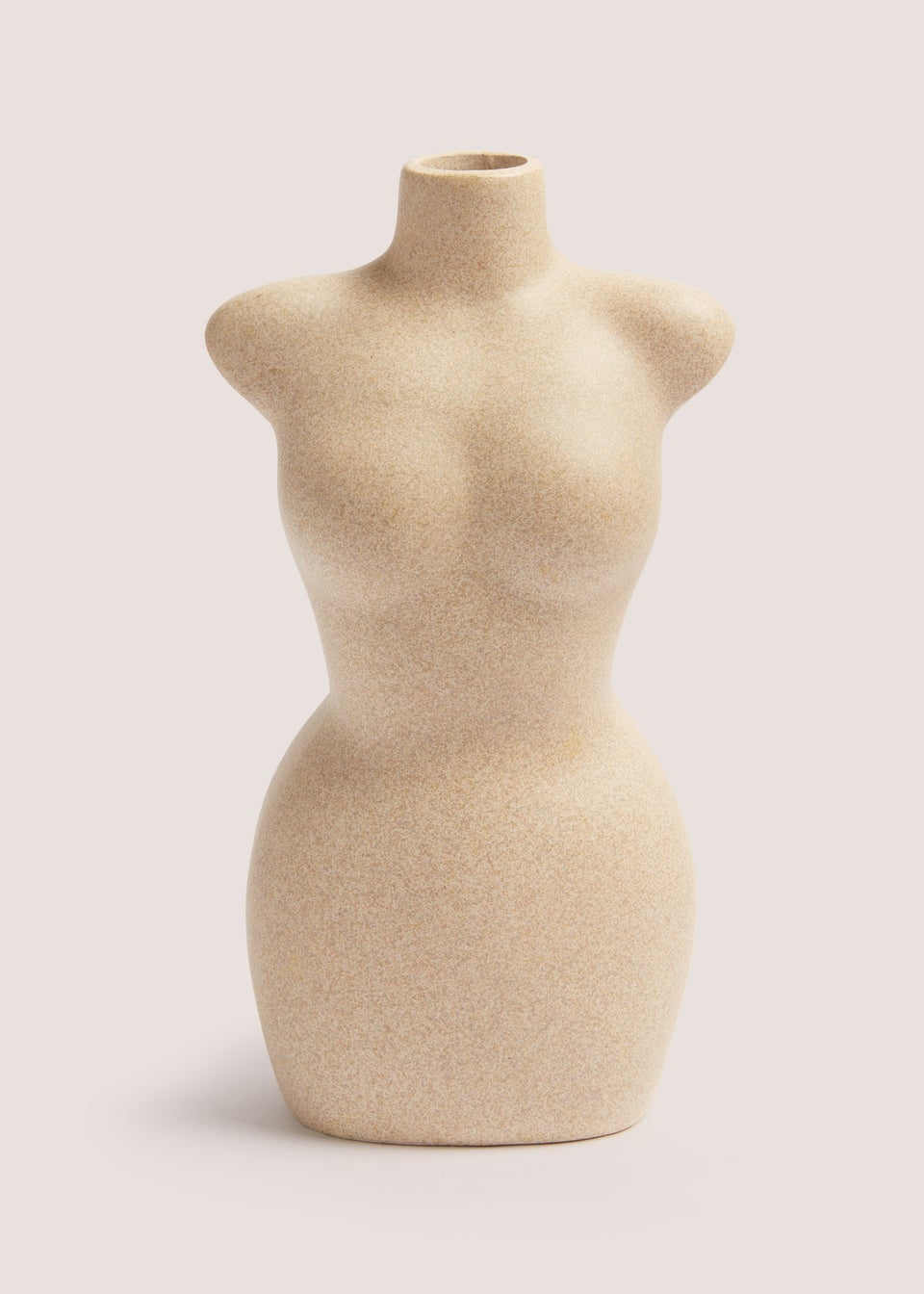 Cream Cabana Body Vase (24cm x 9cm x 9cm)
