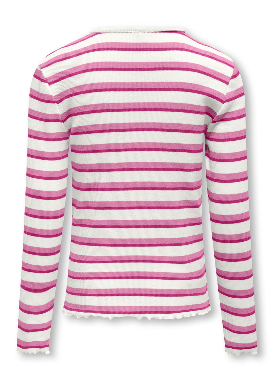 ONLY Girls Pink Stripe Long Sleeve Top (5-14yrs)