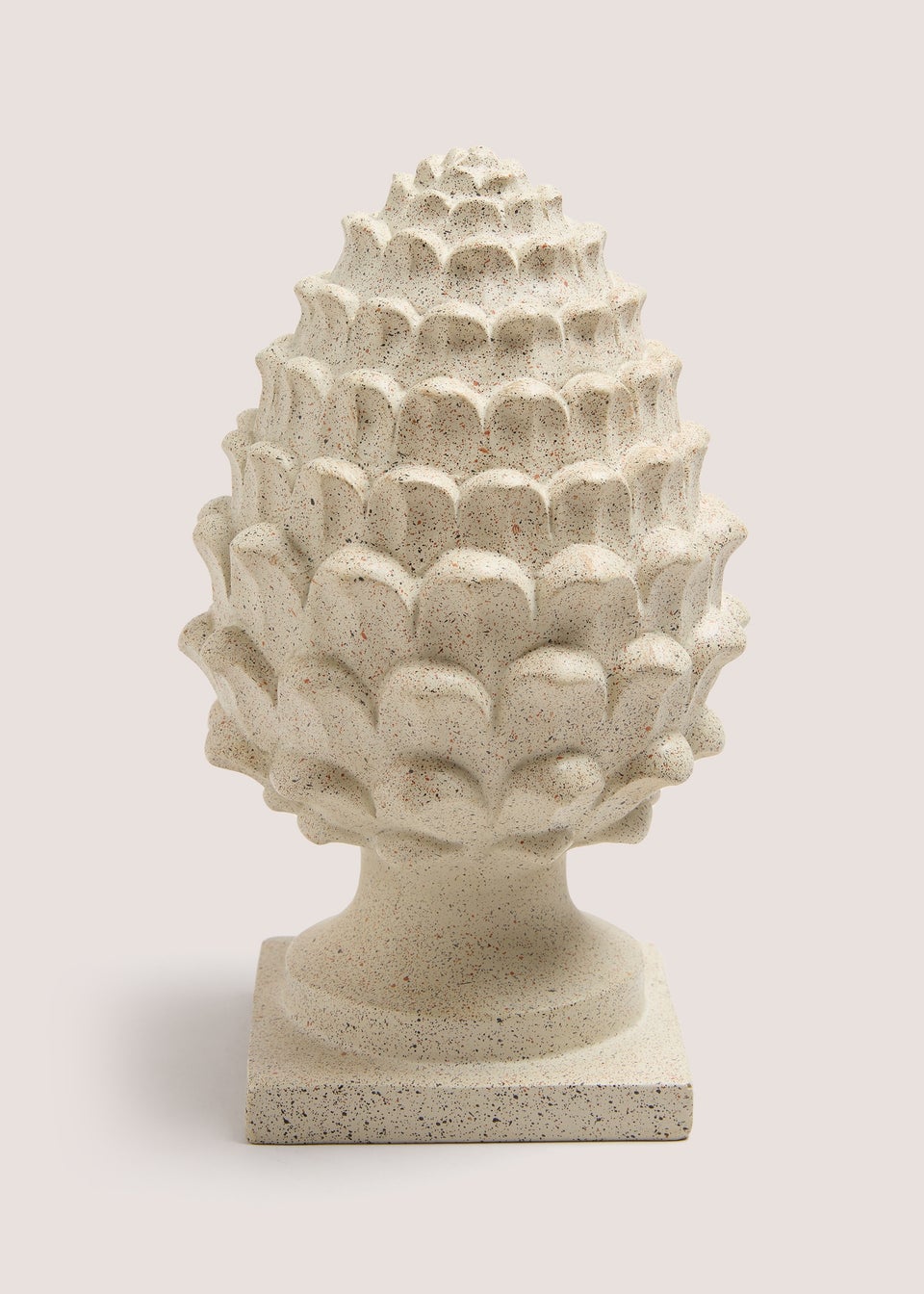 Cream Artichoke Ornament (22.9cm x 14.3cm x 13.7cm)