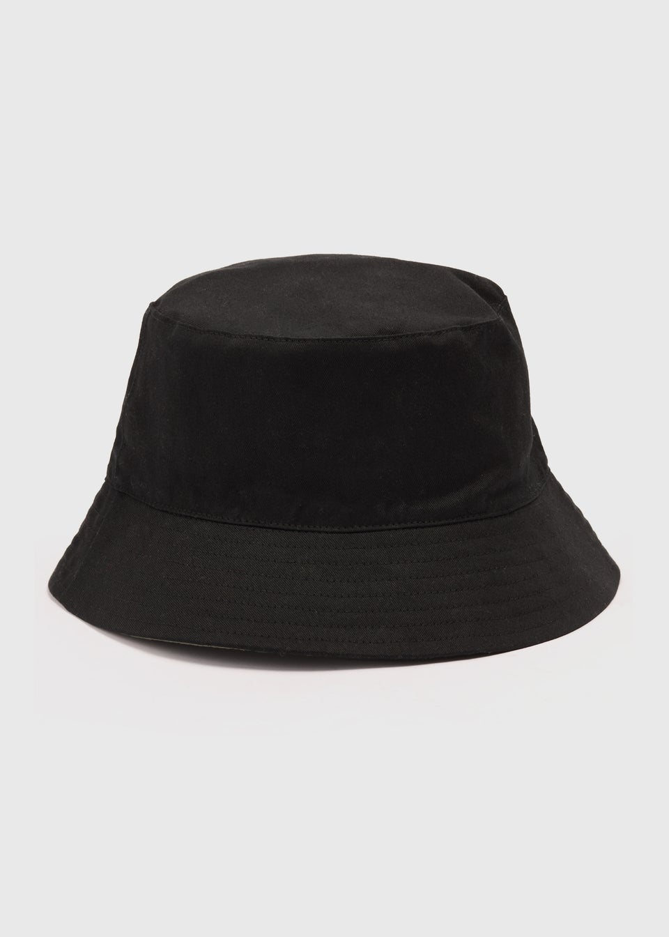 Black Reversible Bucket Hat - Matalan