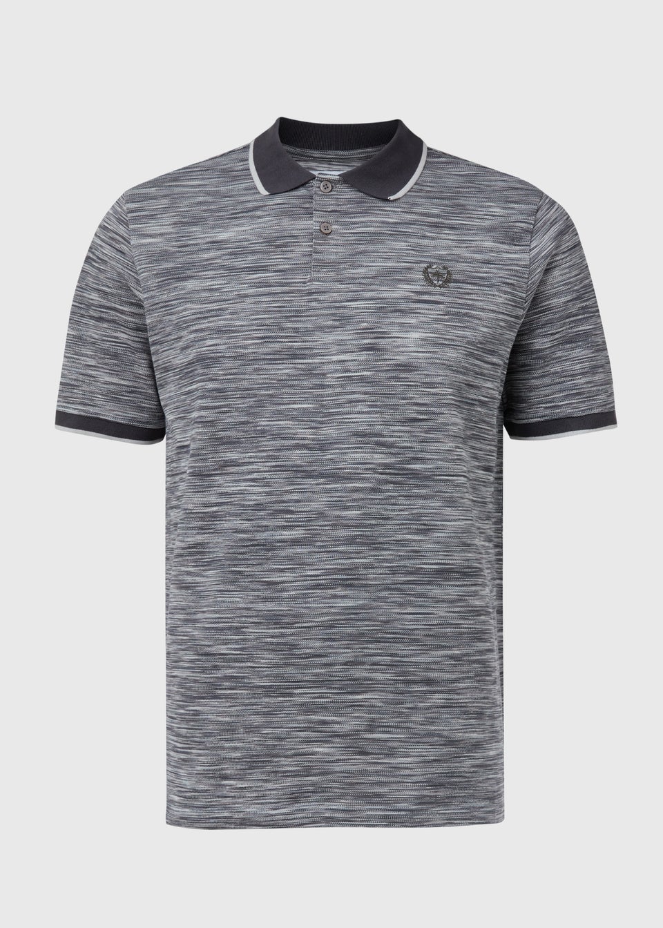 Charcoal Space Dye Polo