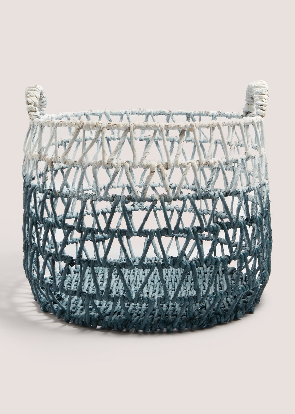 Ombre Woven Basket (71cm x 40cm x 41cm)