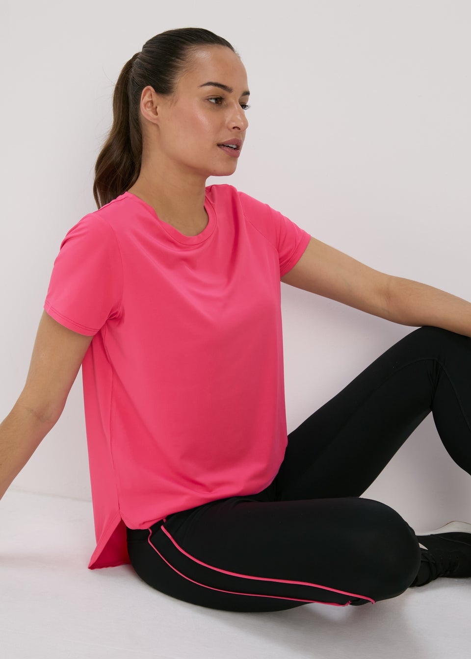 Souluxe Pink Longline T-Shirt