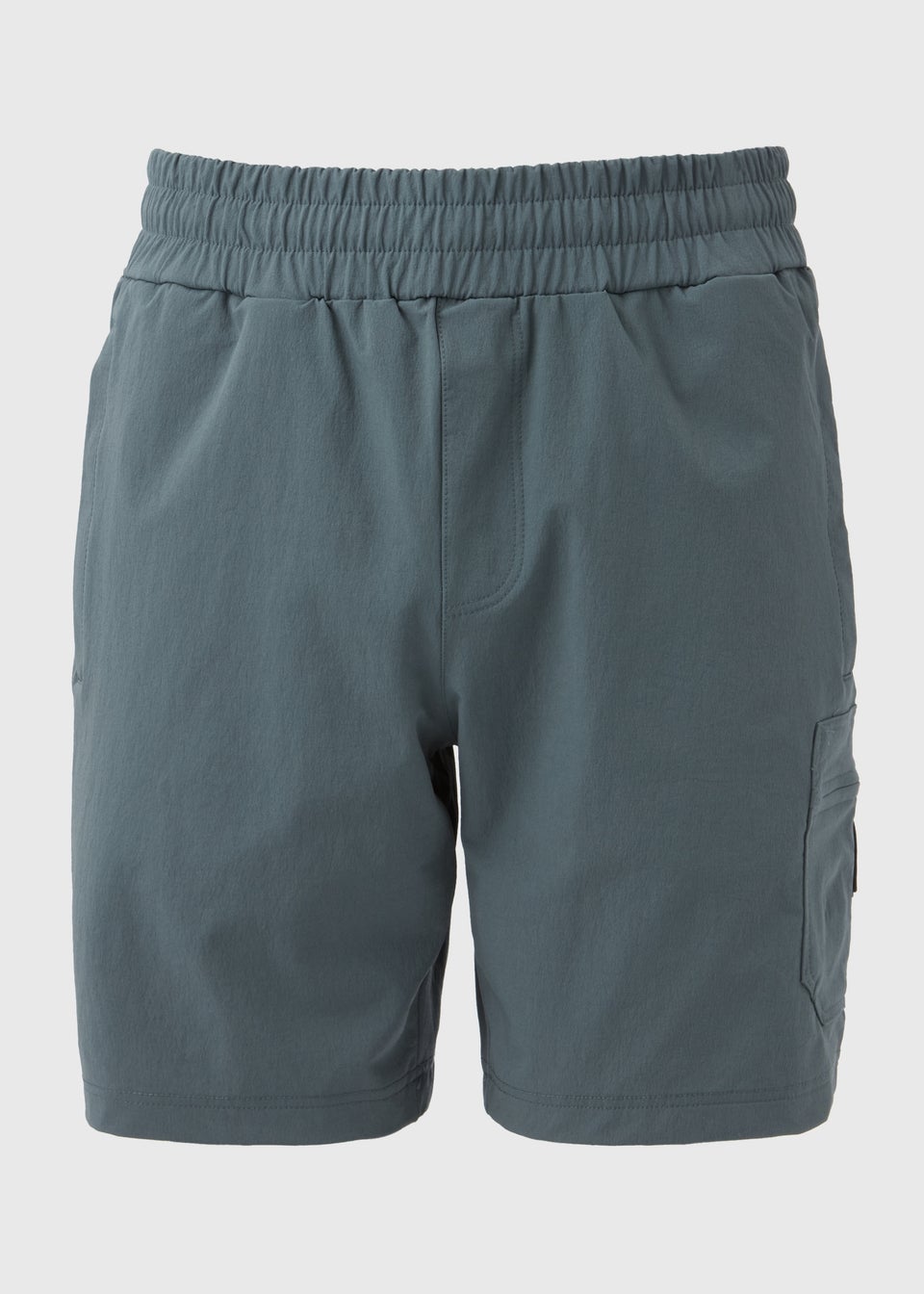 Sage Green Woven Bonded Cargo Shorts