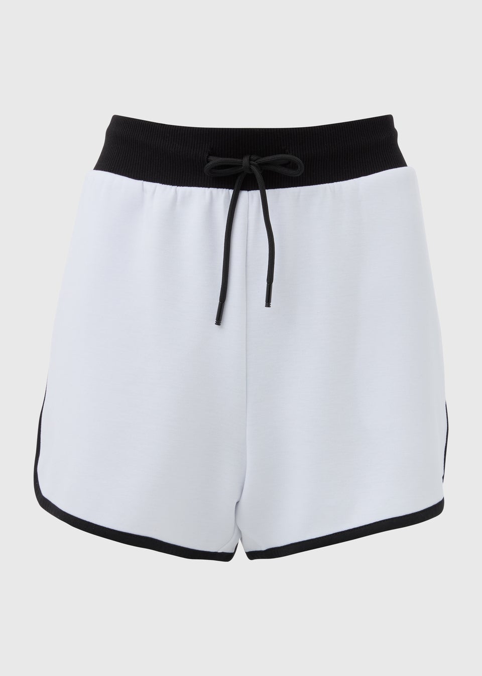 Souluxe White Sports Shorts