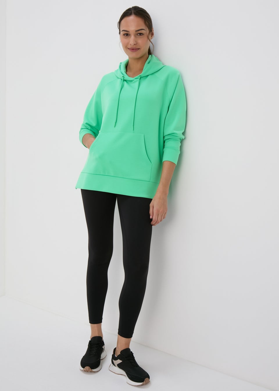 Souluxe Green Longline Hoodie