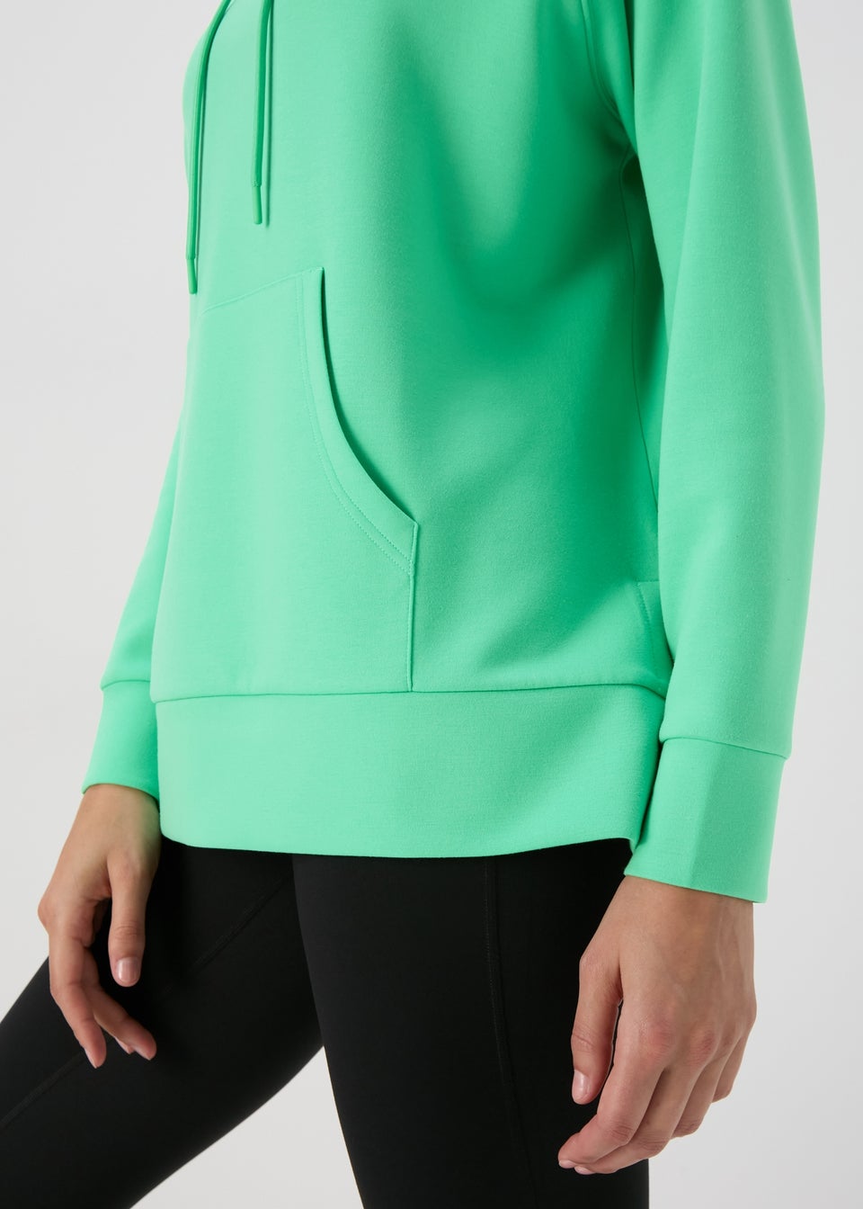 Souluxe Green Longline Hoodie