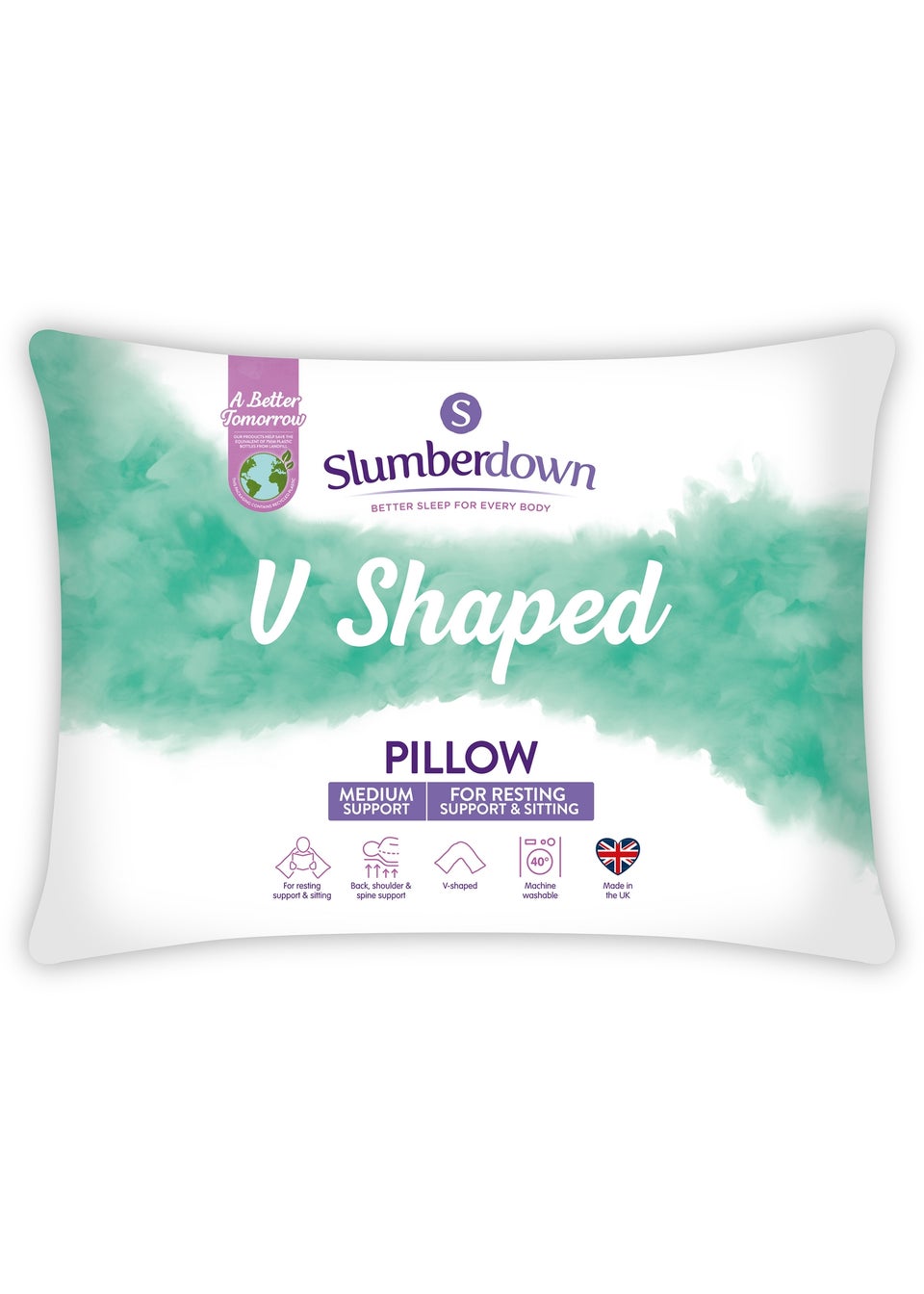 Slumberdown V Shaped Pillow