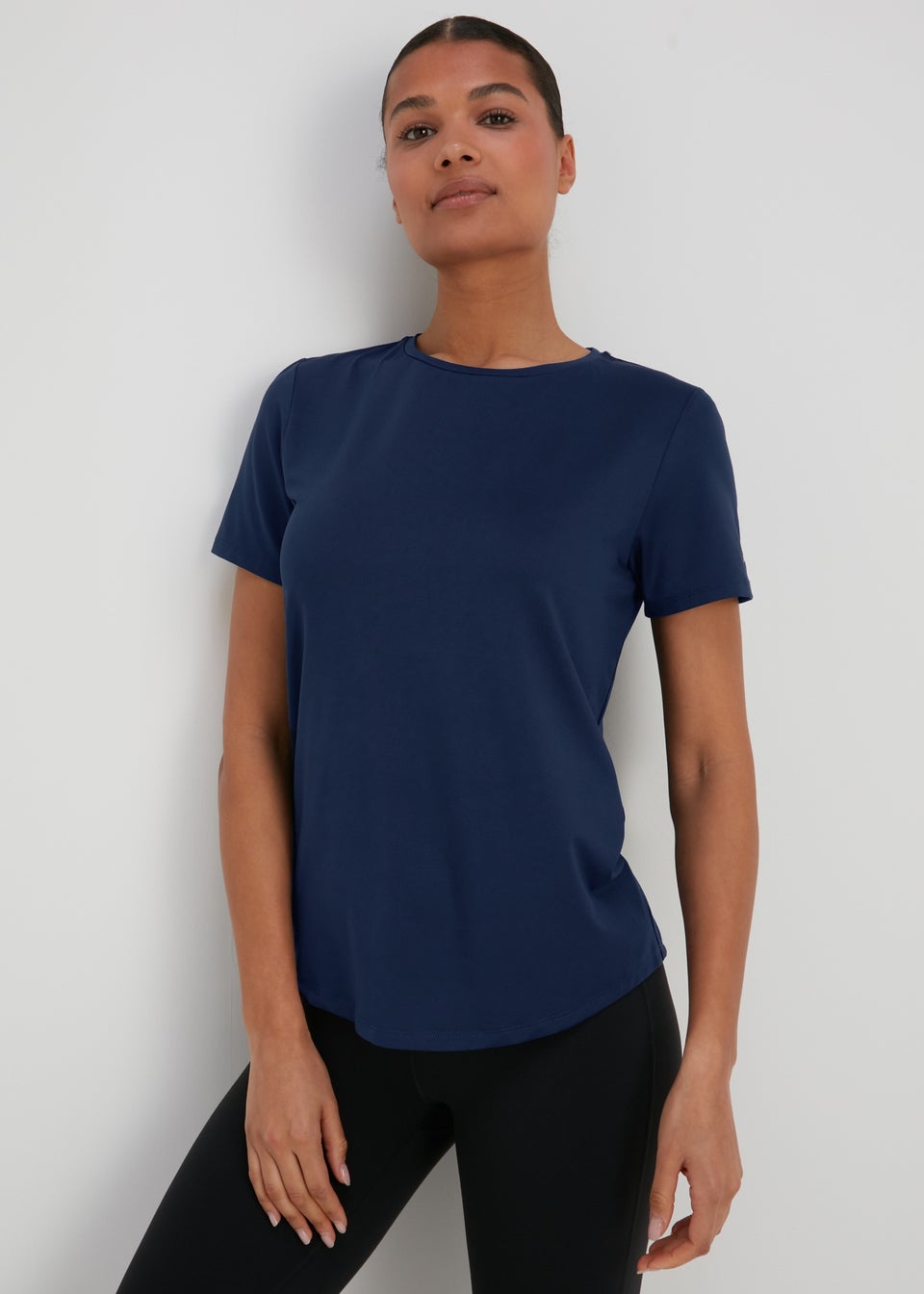Souluxe Navy Blue Plain T-Shirt